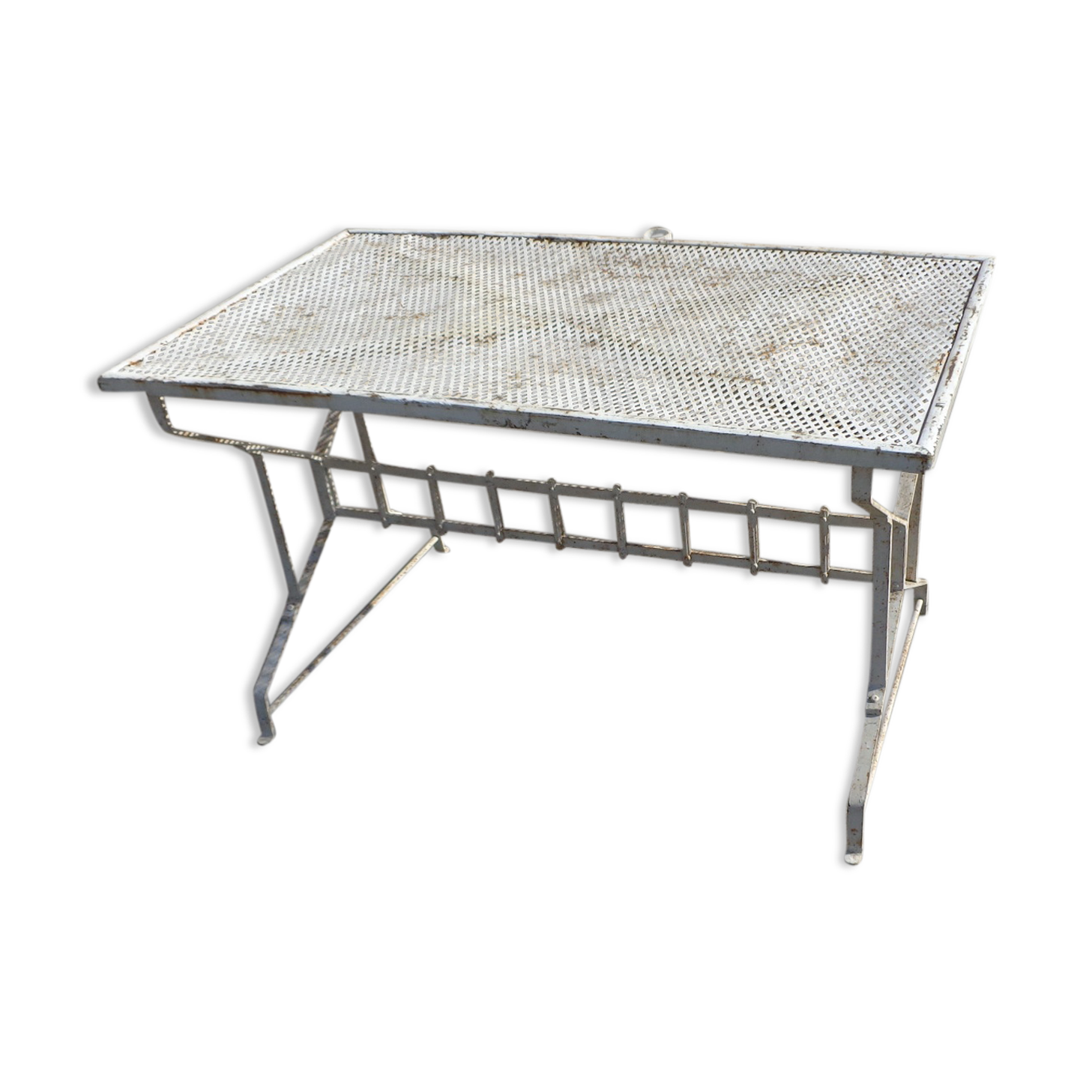Table de jardin des années 30 en métal