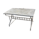 Table de jardin des années 30 en métal