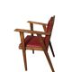 Fauteuil bridge à pieds compas, années 50