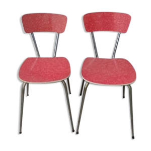 paire de chaises en formica