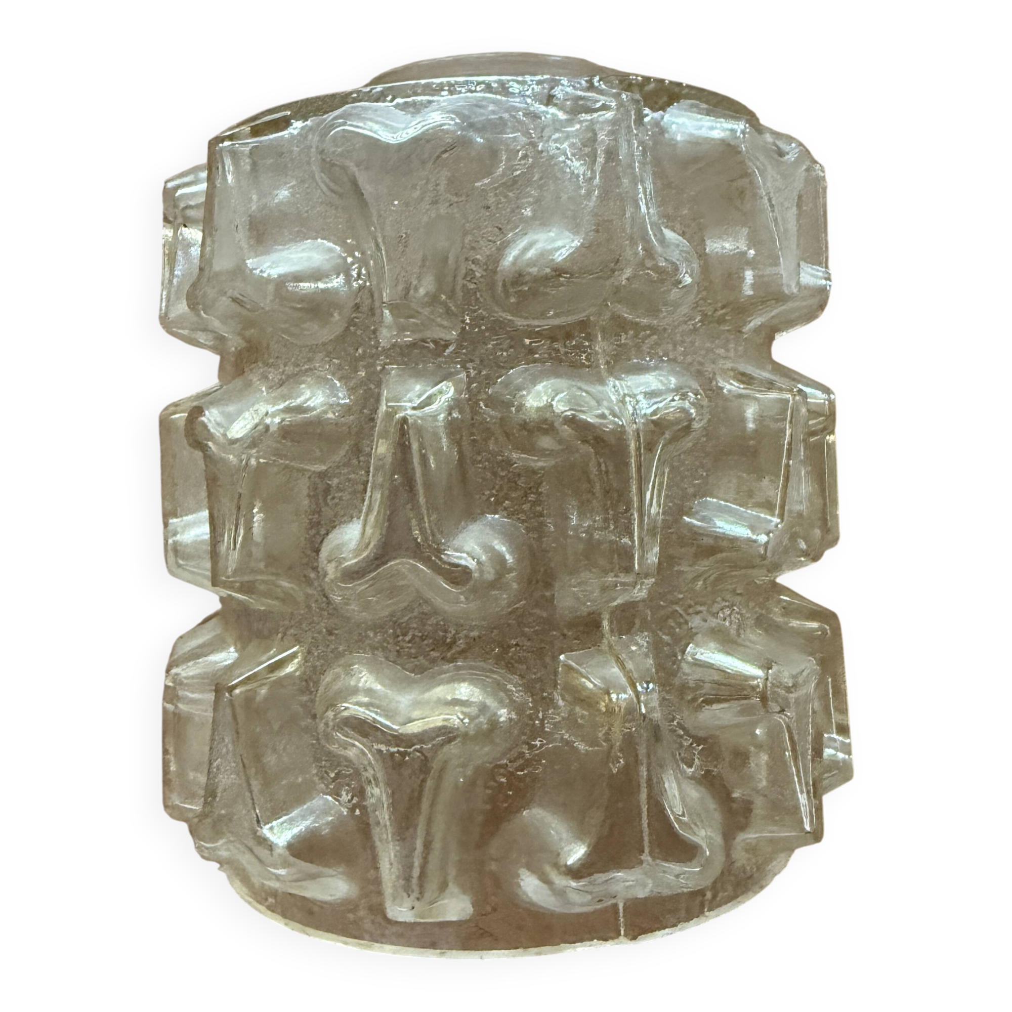 Globe en verre moulé