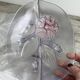 Molded glass fruit bowl