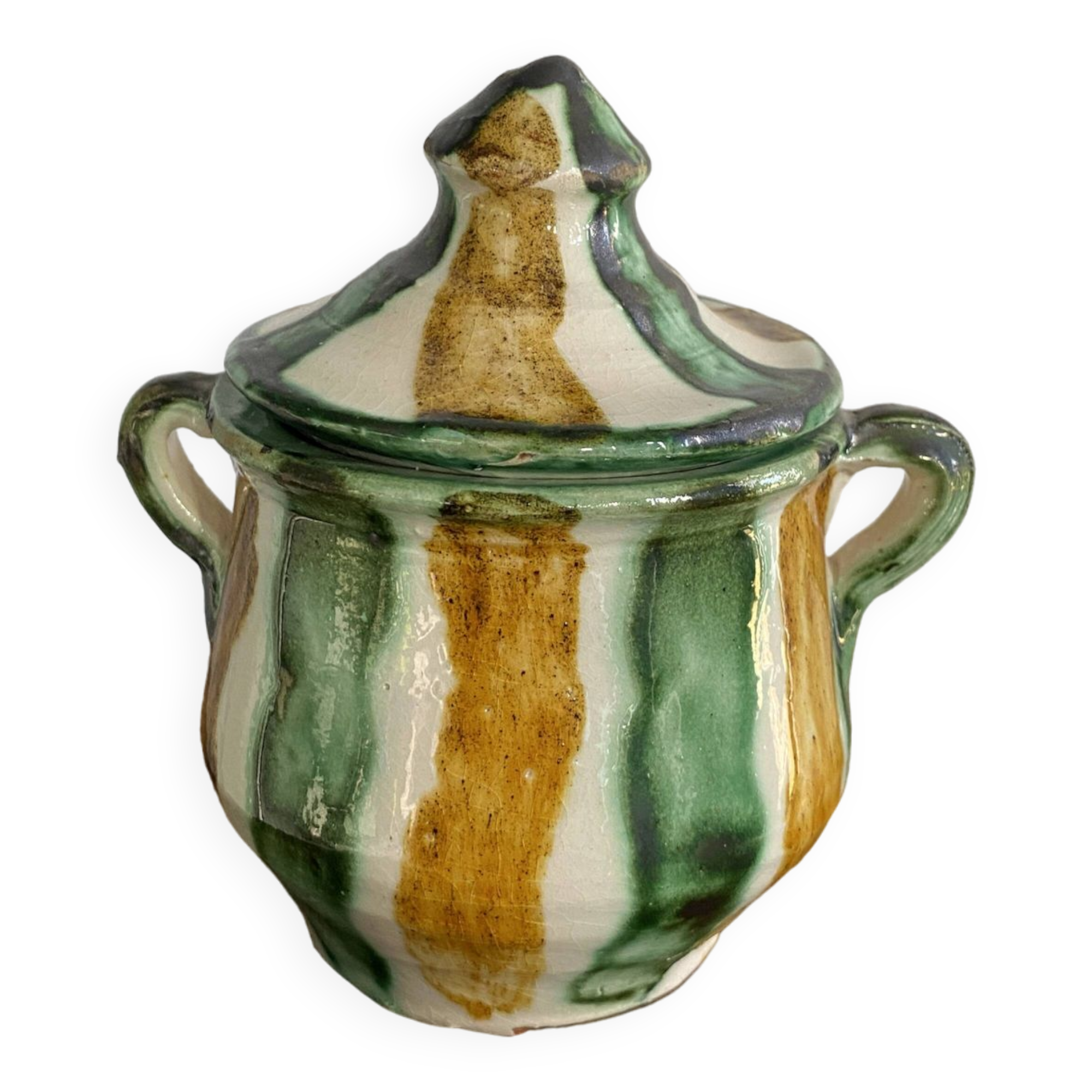 Pot à épices céramique vernissée