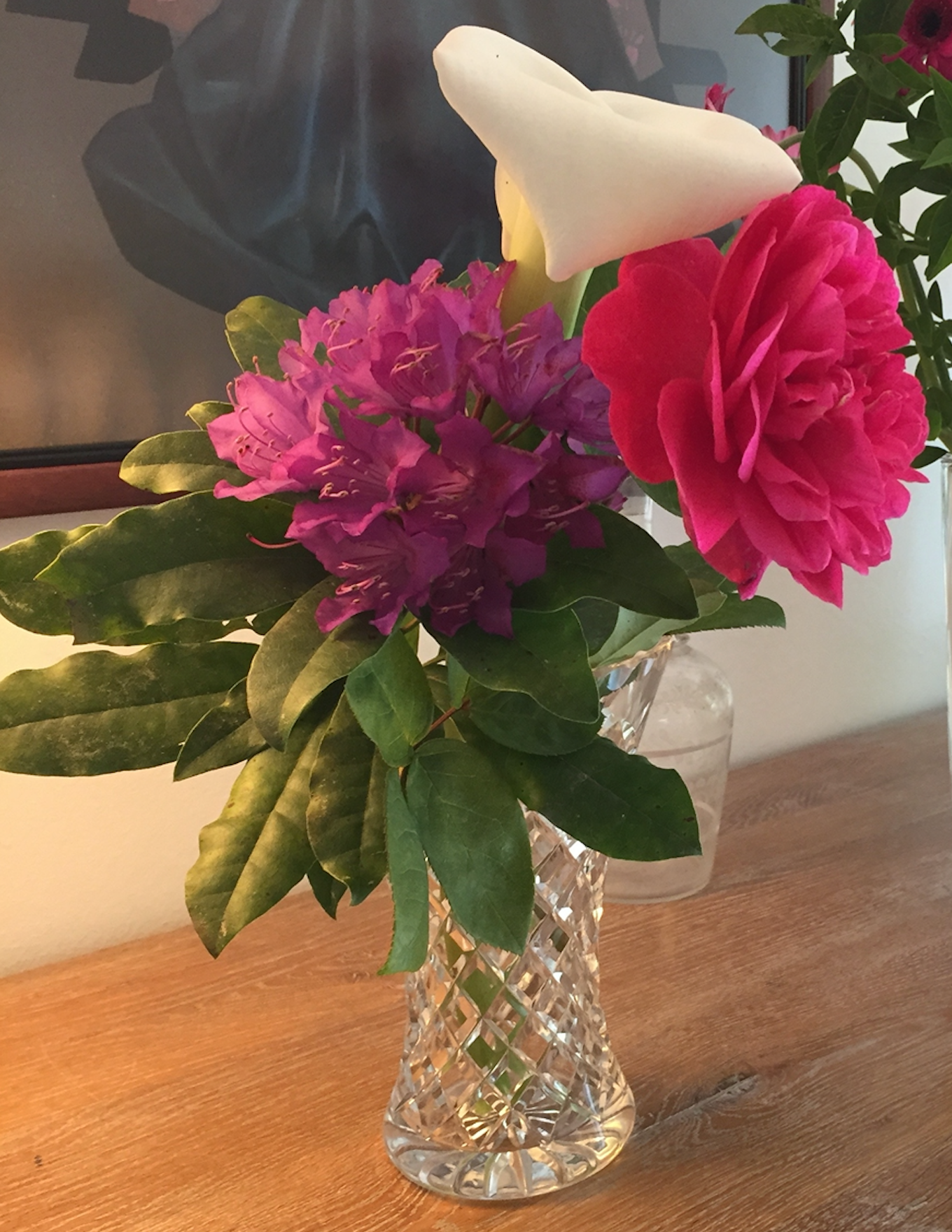 Vintage glass vase