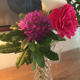 Vintage glass vase