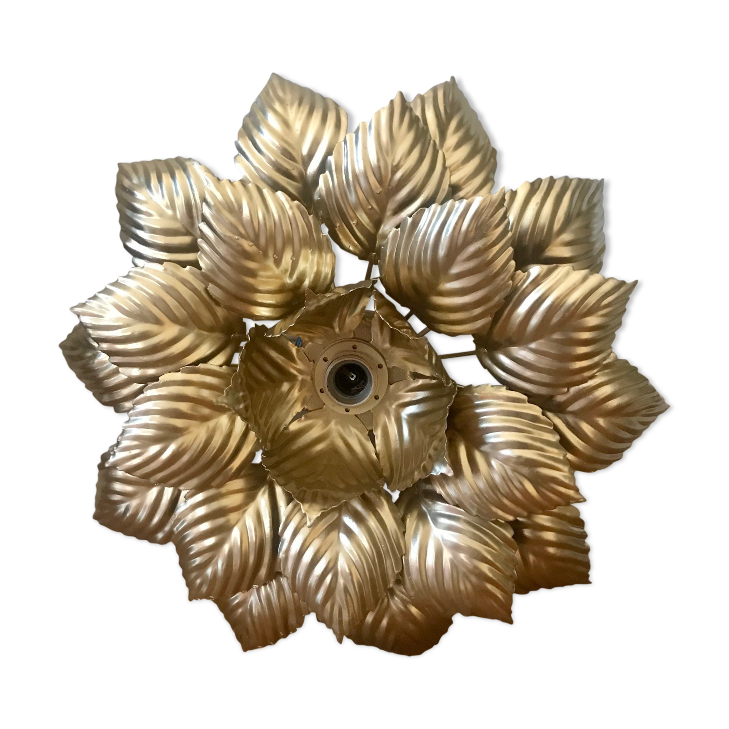 Masca golden flower applique