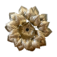 Masca golden flower applique