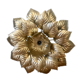 Masca golden flower applique