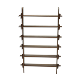 Constructivist wooden standing shelf from the 1960s
