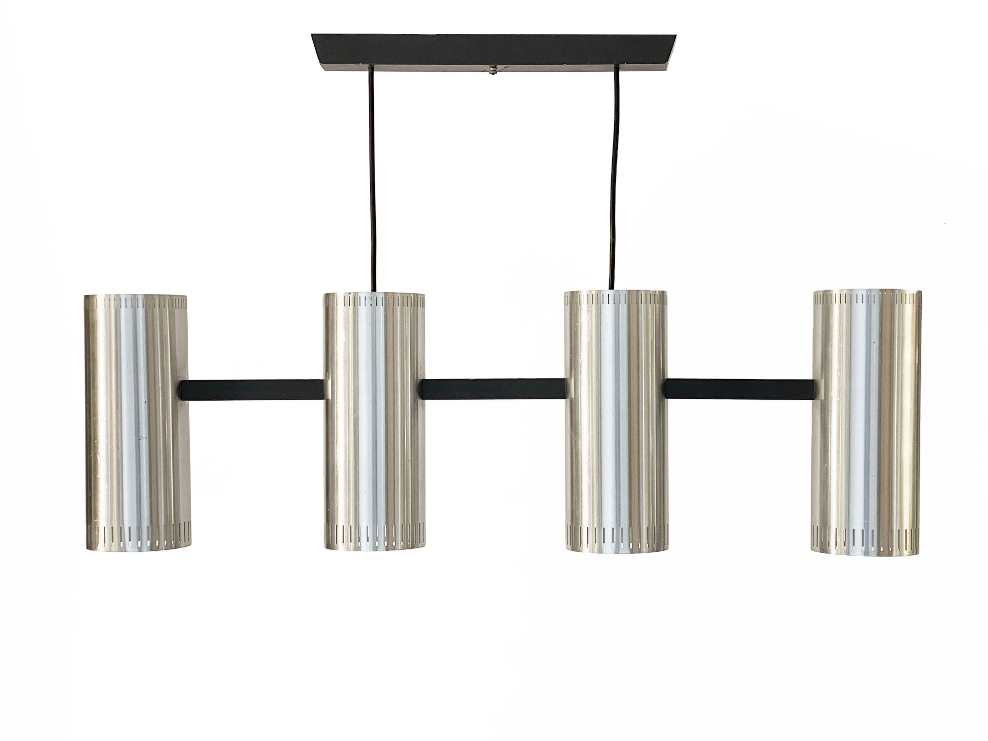 Pendant light "Cylinder IV" by Jo Hammerborg for Fog & Mørup. Denmark 1960s
