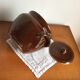 Pot glazed stoneware pot with lid Pearson's of Chesterfield England