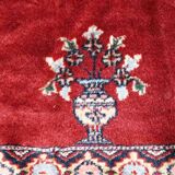 Vintage Pakistani carpet Lahore handmade 94cm x 178cm 1960s, 1C806
