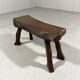 Petite table d'appoint rectangulaire brutaliste pour plantes, années 1960-70