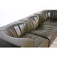Modular vintage leather sofa by Tito Agnoli for Mobilier International 1970