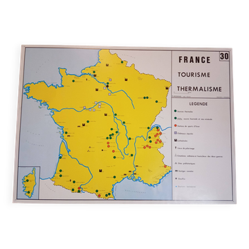 School map marseille fos sur mer berre pond & france tourism thermal spa