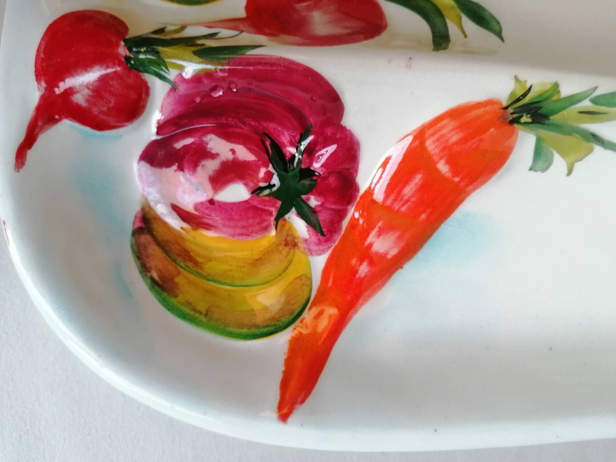 Italian slipware plate