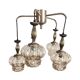 Mid-century modern cascade chandelier veb narva leuchten, germany, 1970s.