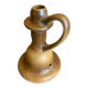 Old Lamp Base Vintage Beige Ceramic Candle Holder #D833