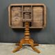 Table de salon en merisier et noyer, style Restauration – fin XIXe