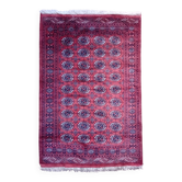 Handmade Turkmen Bukhara rug 172x116cm