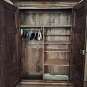 Louis XIII Walnut Carved and Moulded Wardrobe – 17th century