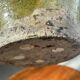 Glazed earthenware oil jug, Beauronne