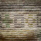 Mid-century Modern High Pile, Yellow, White, Green & Grey Rya Rug, Sweden, 1960s