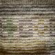Tapis Rya à poils longs, jaune, blanc, vert et gris, moderne du milieu du siècle, Suède, années 1960.