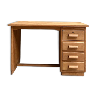 Half-minister's desk in oak (renovated)