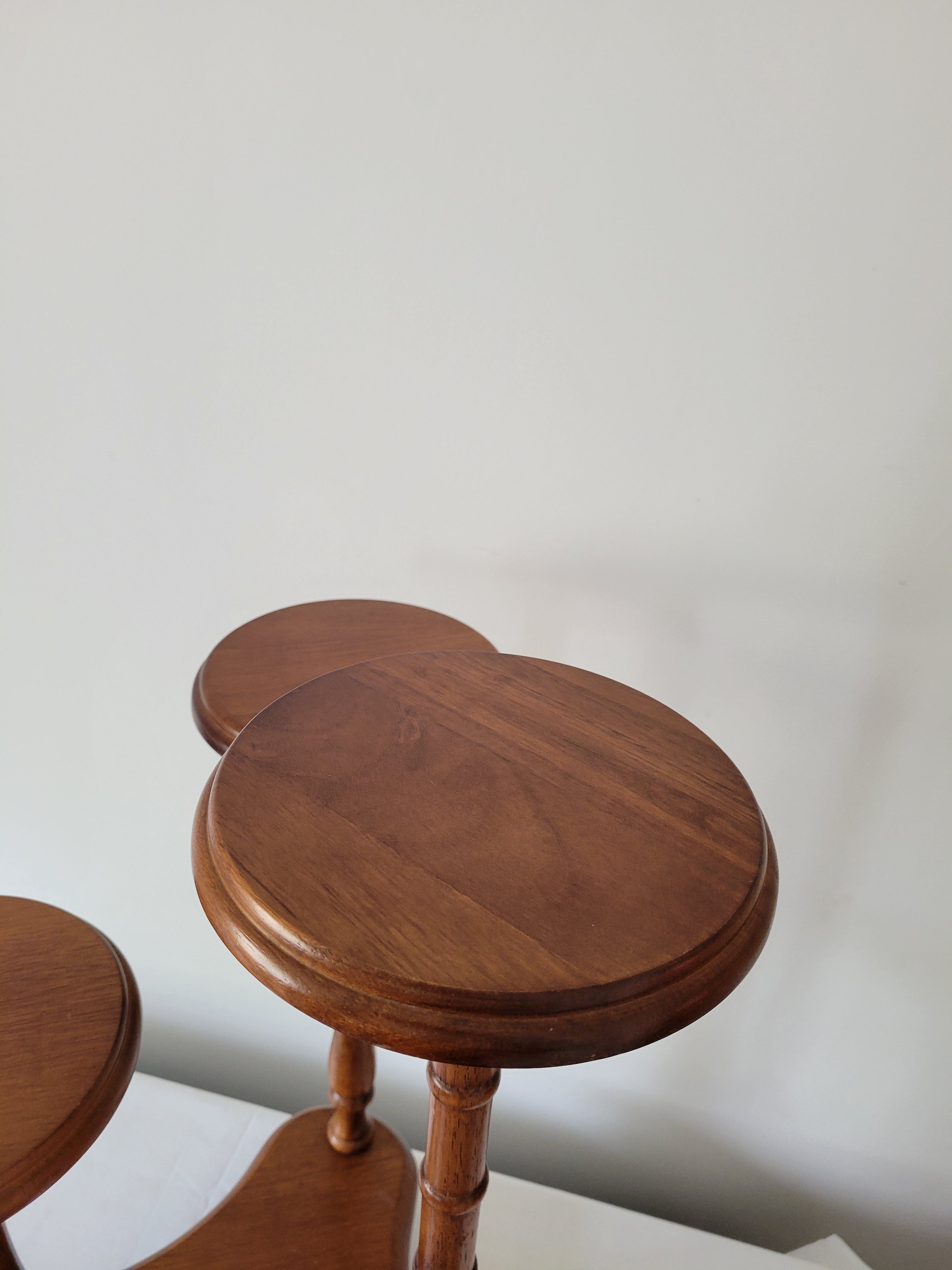 Bamboo faux plant holder