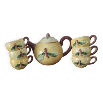 Lemon Barbotine coffee service