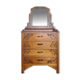 Art Deco dressing table, vintage antique furniture