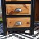 Vintage pine desk, restored