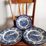 Set of 3 plates palissy