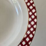 Set of 6 vintage soup plates - Scottish model from Sarreguemines