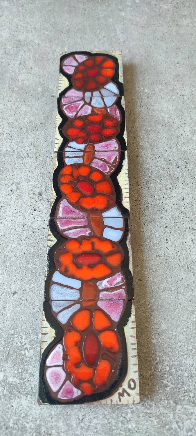 Madeleine Osmont glazed ceramic frieze