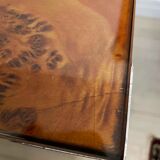 Dining table elm magnifying glass