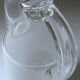 Vintage ice bucket in colorless and white "ouzo" crystal