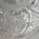 Vintage cut glass candy dish