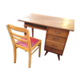 Vintage desk with chair
