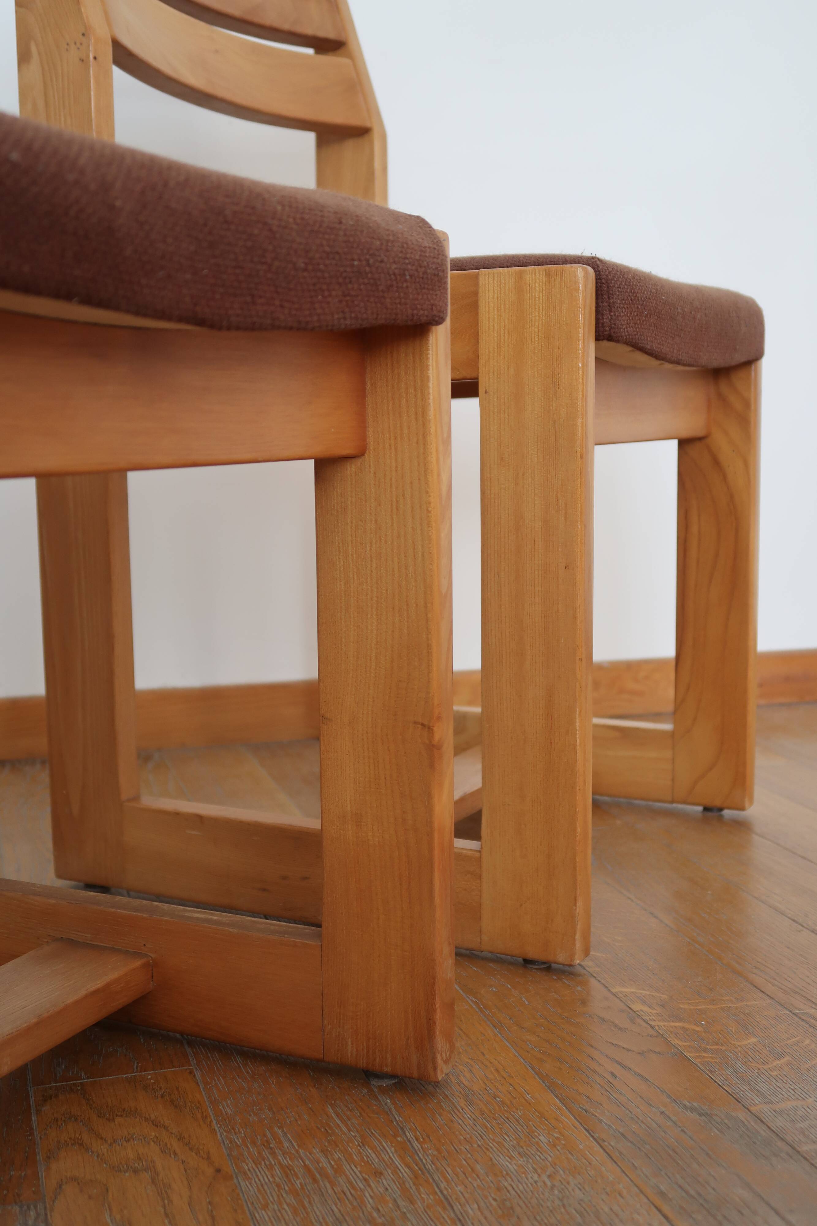 Pair of chairs sleigh Maison Regain