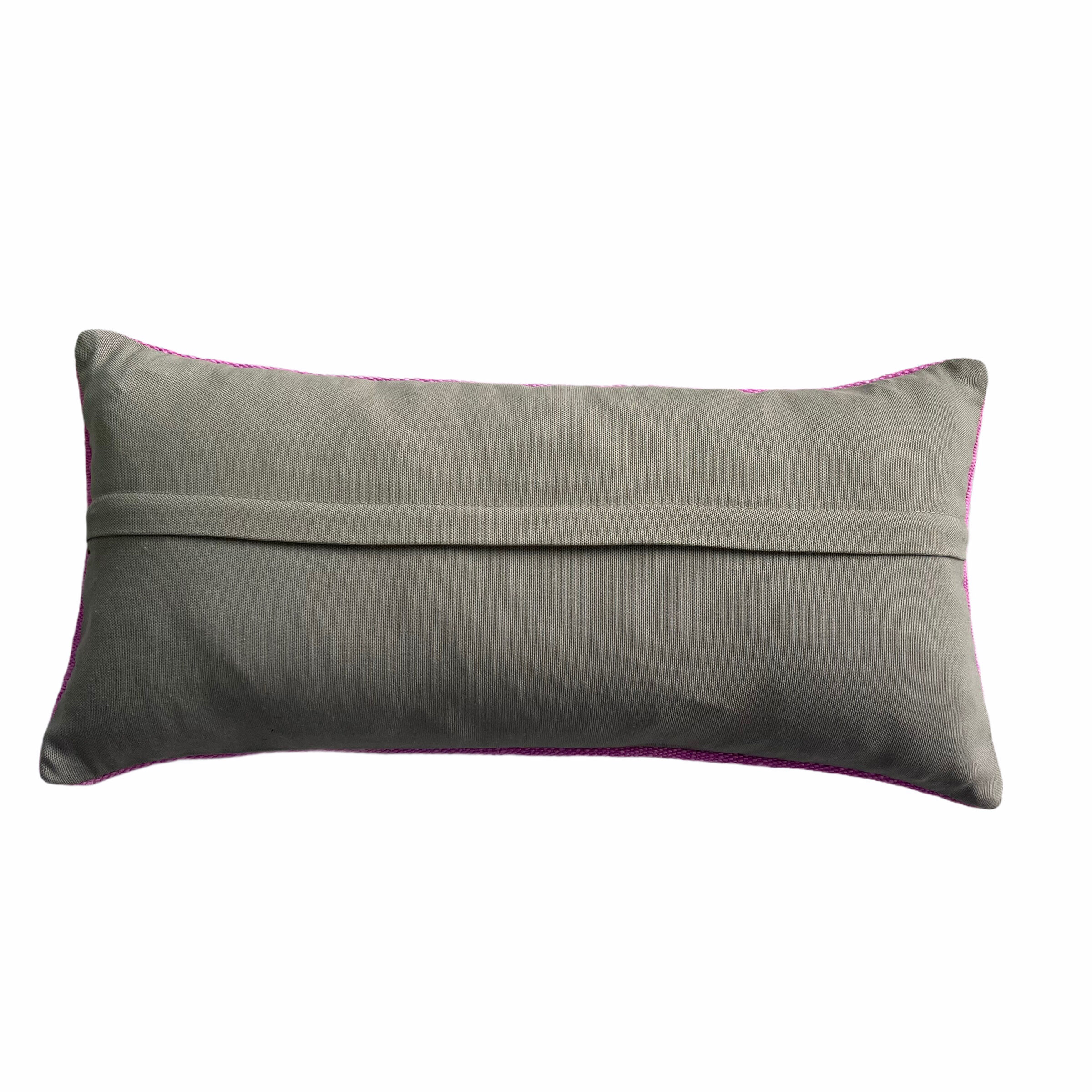 Vintage Turkish Kilim Cushion Cover, 30 x 60 cm