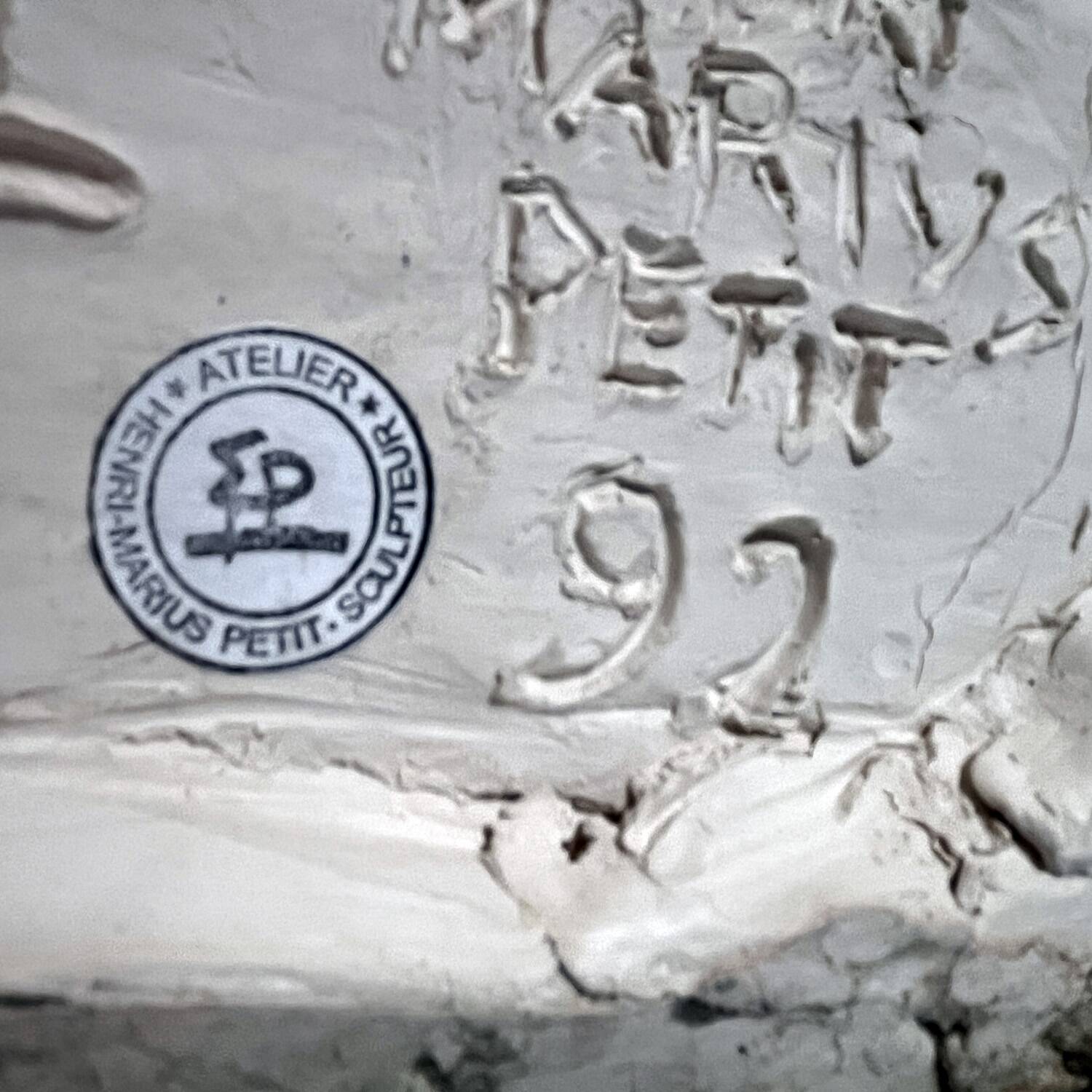 Sculpture "The Rooster" by Henri Marius Petit