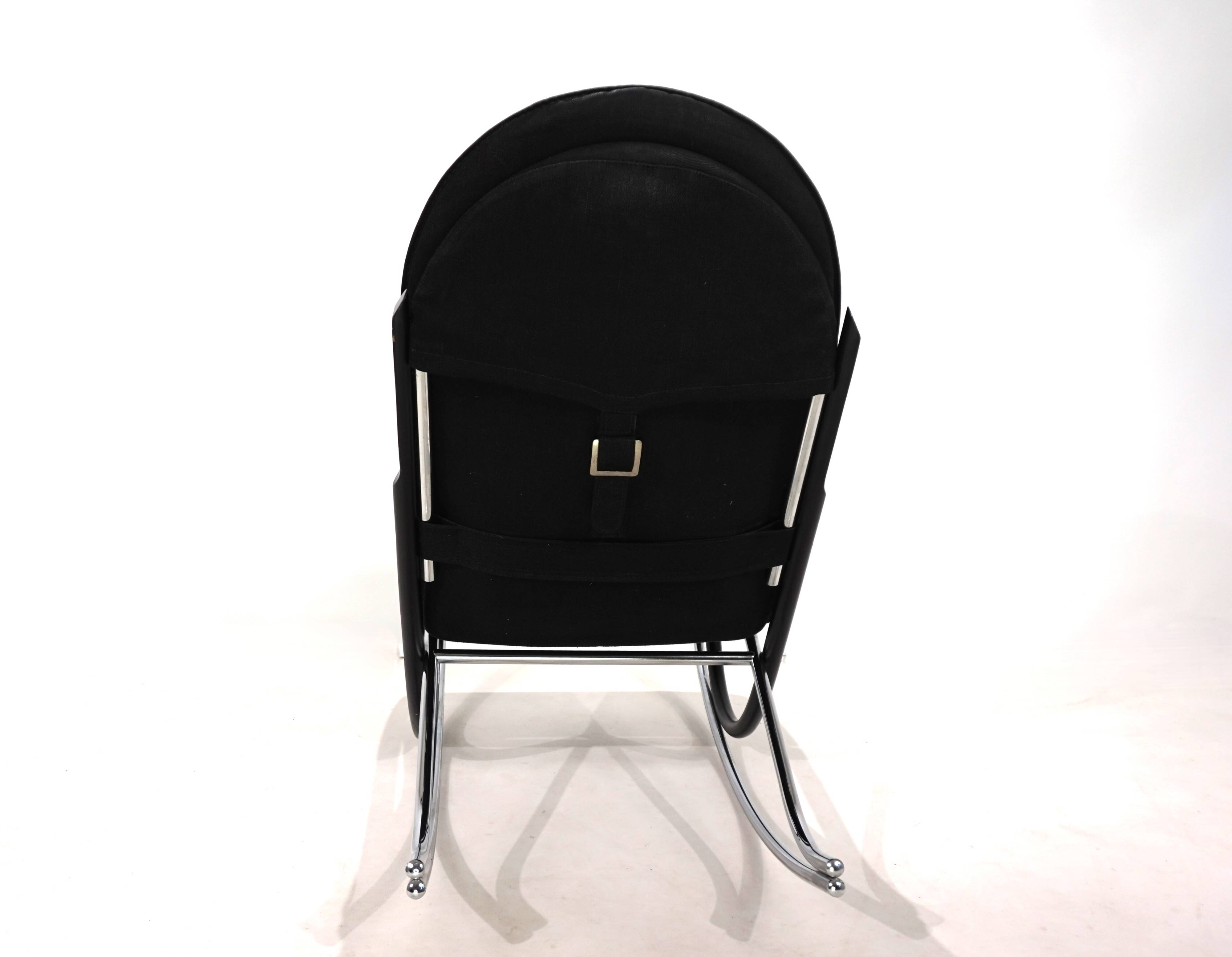 Fauteuil à bascule Strässle Nonna de Paul Tuttle, 1972