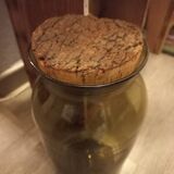 Ancien bocal à truffes en verre