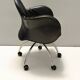 Black Leather Incisa Office Chair by Vico Magistretti for De Padova, 1992