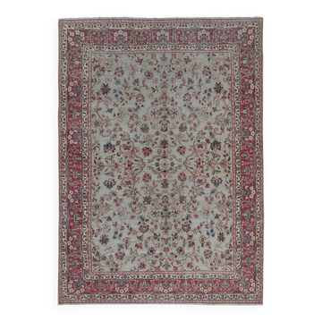 Vintage Turkish handmade rug 210x292 cm