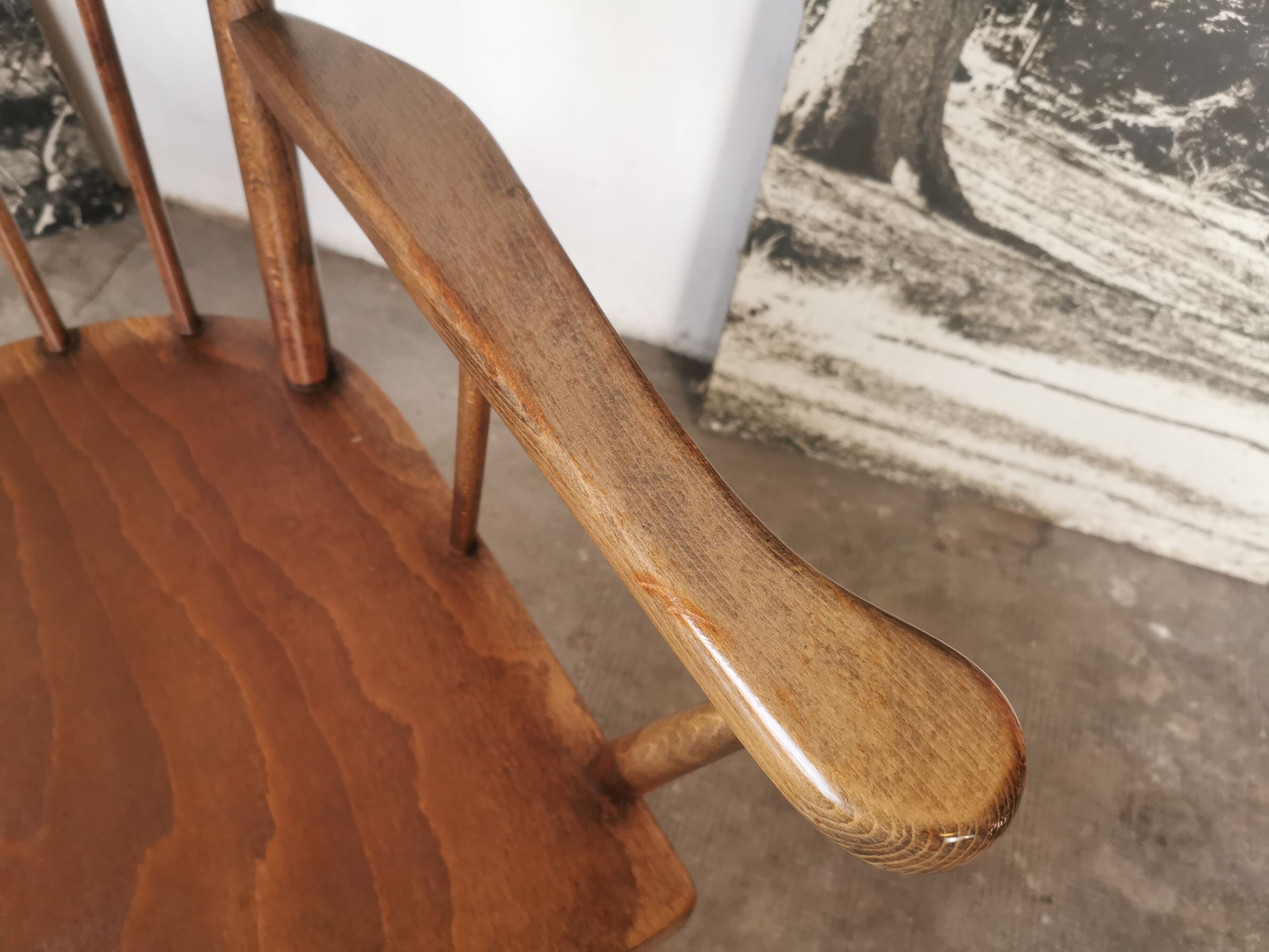 Fauteuil Baumann modèle éventail