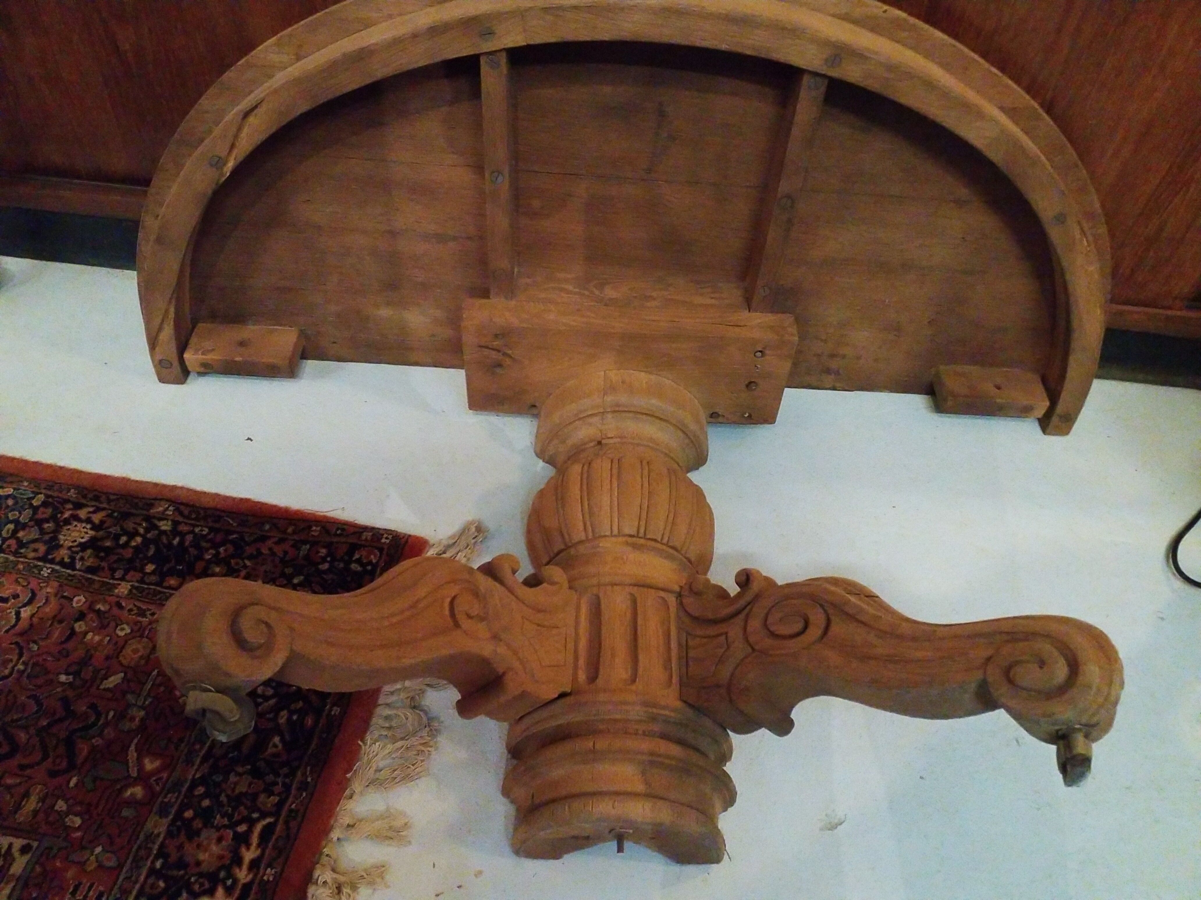 Half-moon console