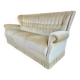 Canapé beige vintage avec franges